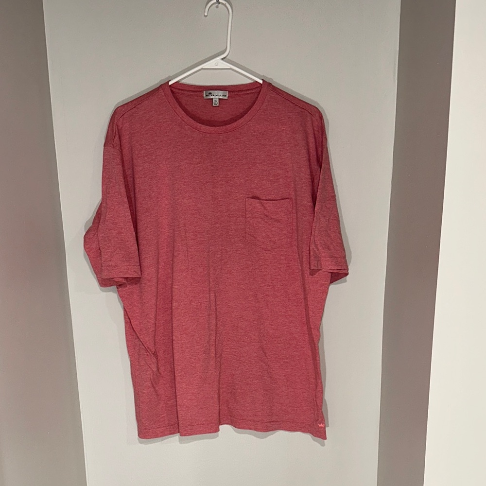 Peter Millar Salmon Short Sleeve Tee. Size XL.